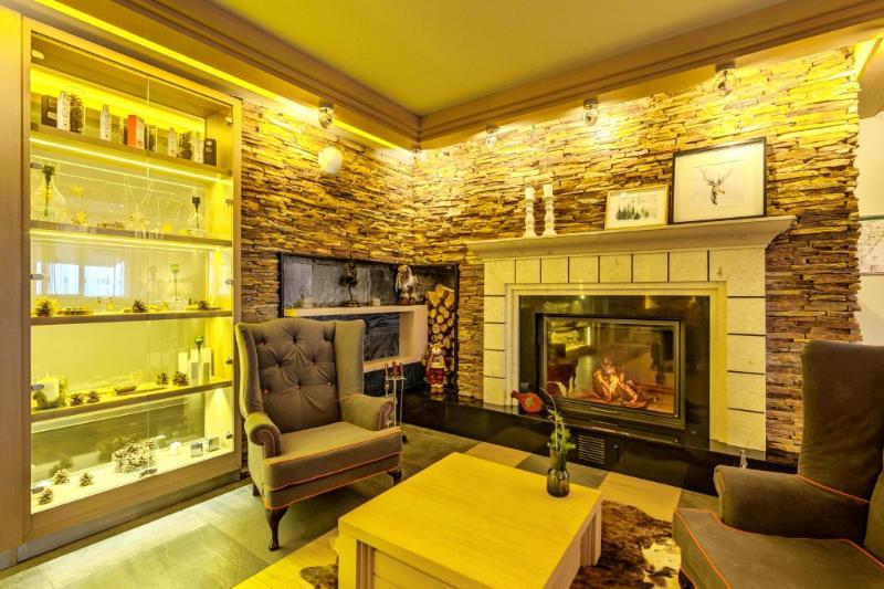 Amira Boutique Hotel Bansko Buitenkant foto A 3D rendering of a living room